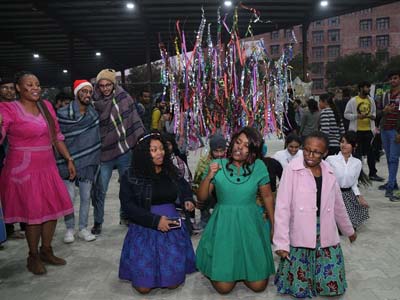 SPREADING THE FESTIVITY OF THE COUNTRY LESOTHO