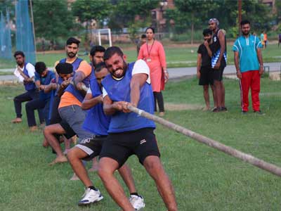 PROVING THE METTLE IN TUG OF WAR